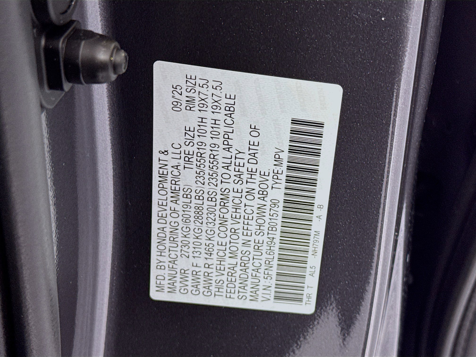 New 2026 Honda Odyssey Elite image 35