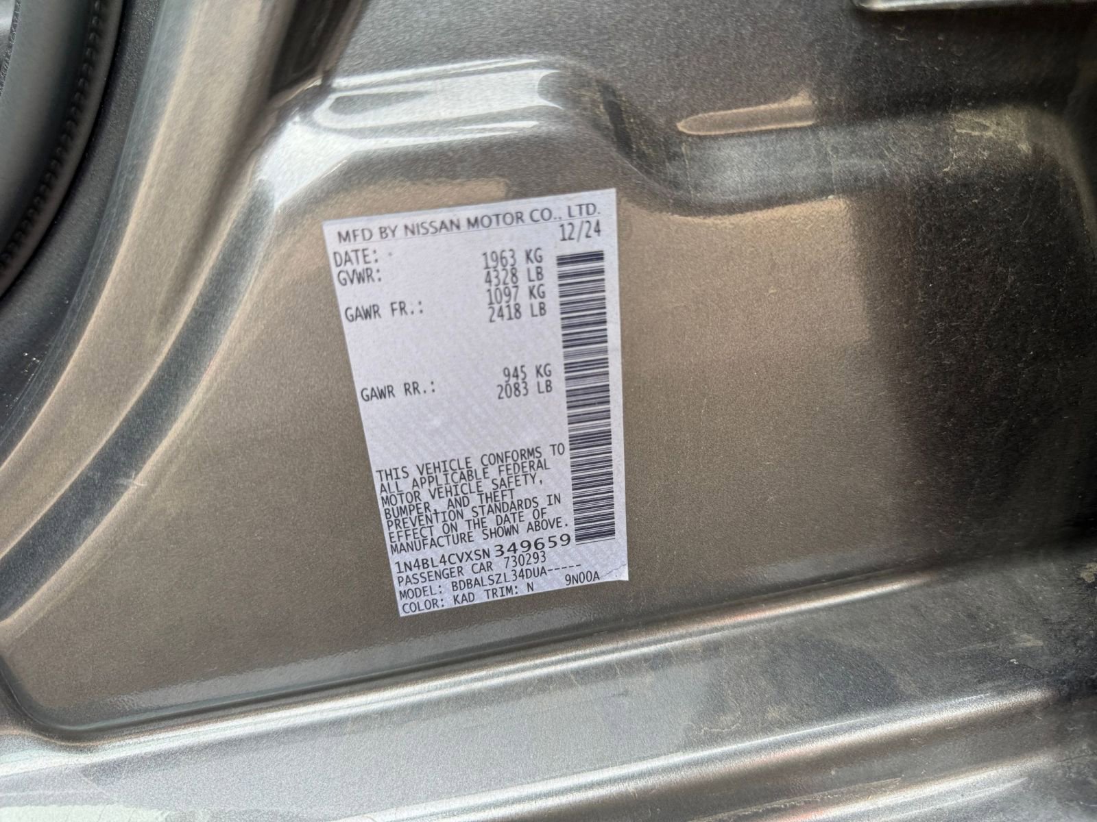 Used 2025 Nissan Altima 2.5 SR image 29