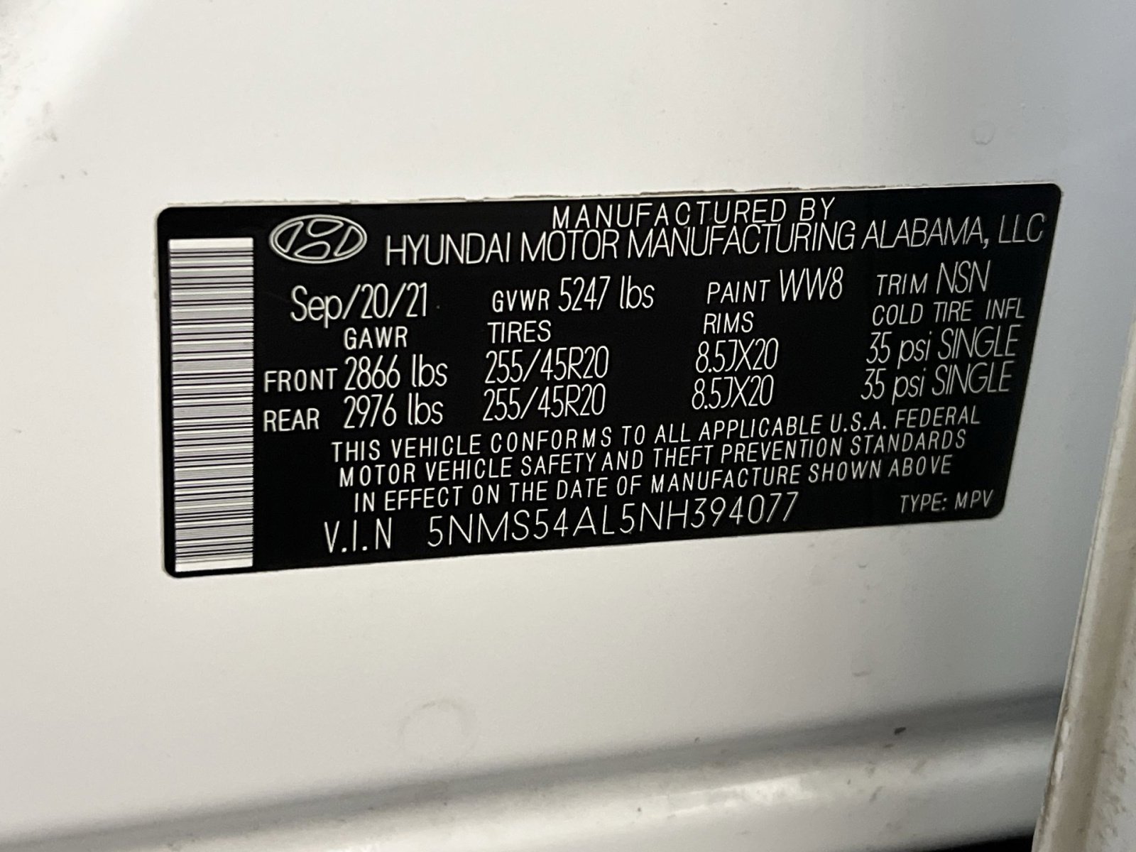 Used 2022 Hyundai Santa Fe Calligraphy image 36