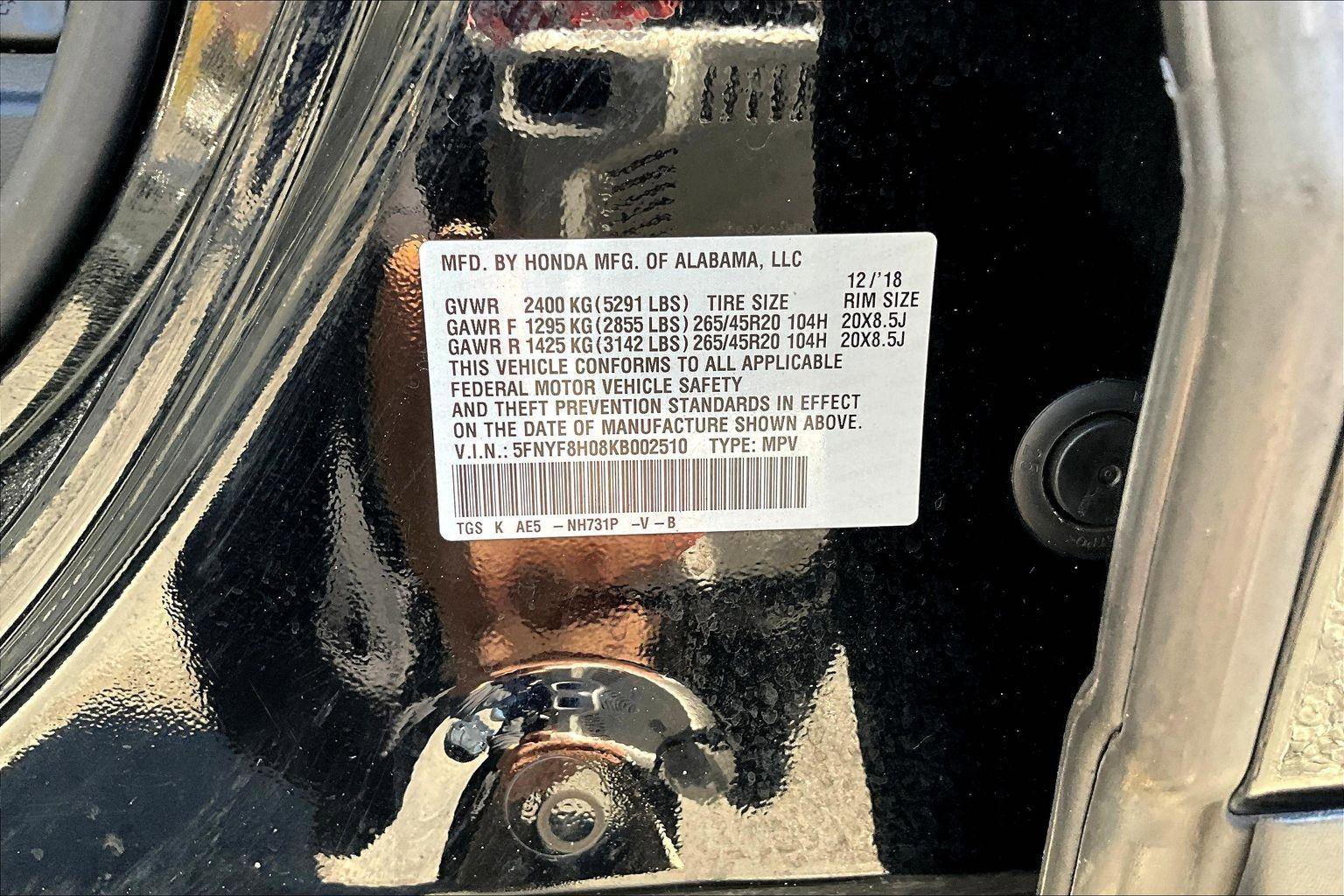 Used 2019 Honda Passport Elite image 35