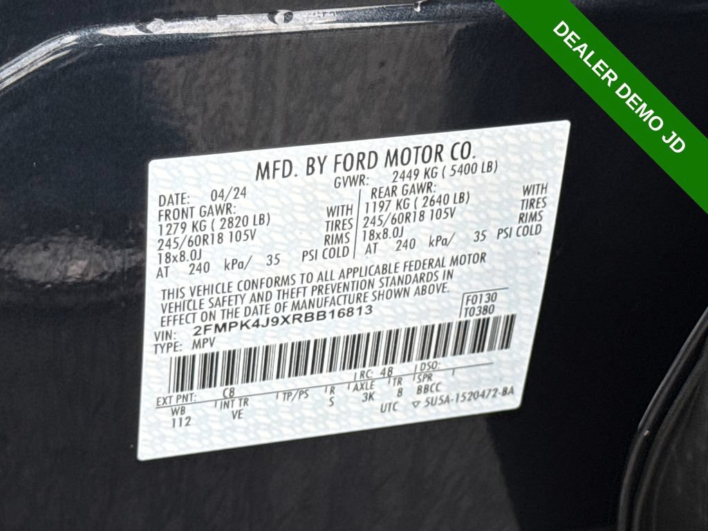 Used 2024 Ford Edge SEL w/ Convenience Package AWD/4WD image 24