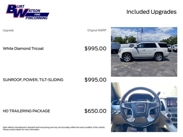 Used 2015 GMC Yukon SLT w/ HD Trailering Package AWD/4WD video 3