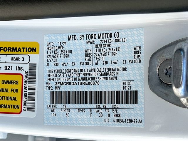 Used 2025 Ford Bronco Sport Badlands w/ Badlands Tech Package image 33