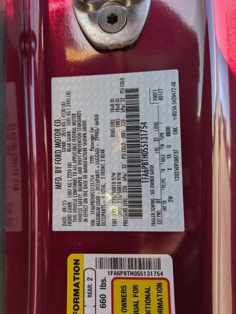 New 2025 Ford Mustang Coupe image 32