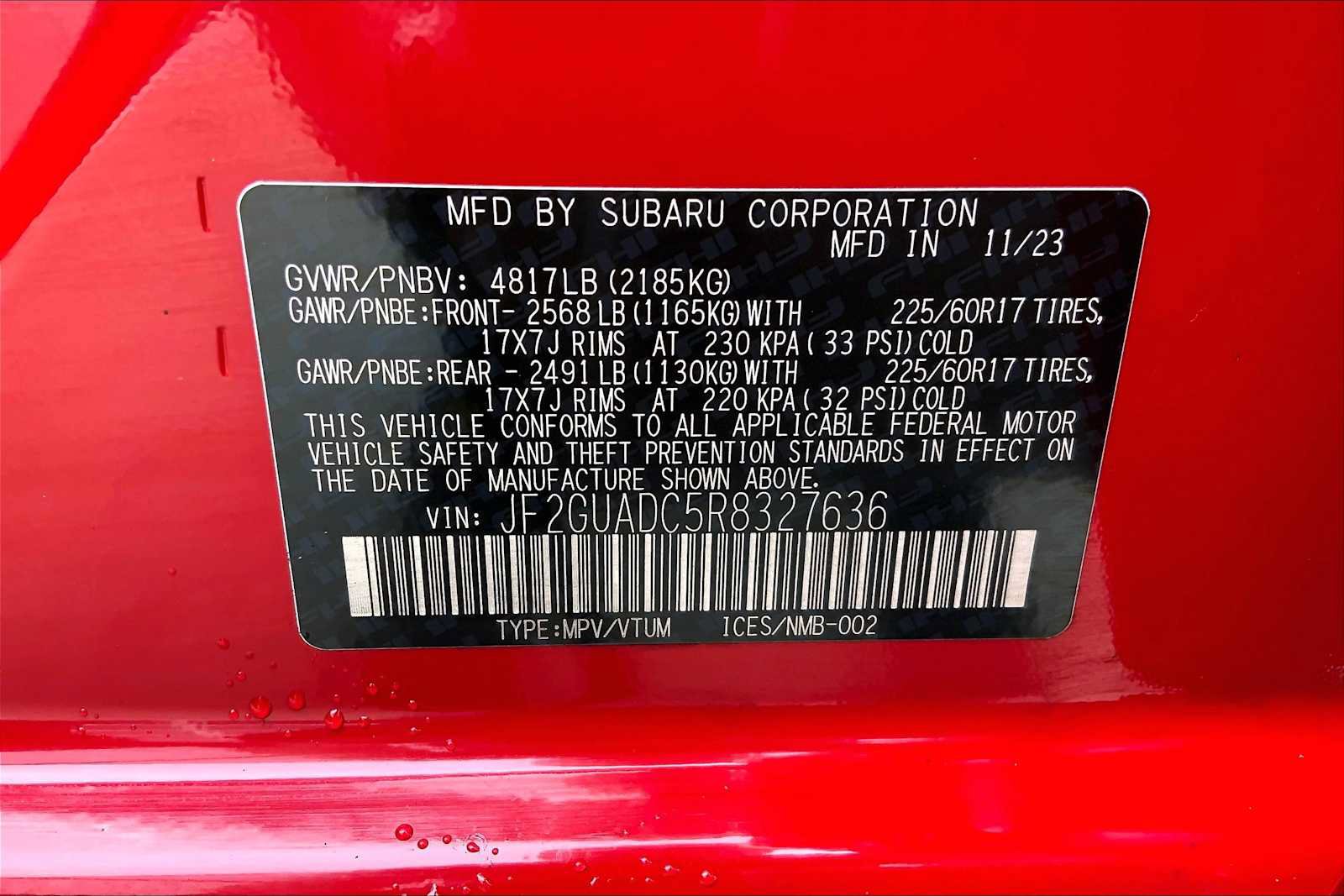 Used 2024 Subaru Crosstrek 2.0i Premium AWD/4WD image 33