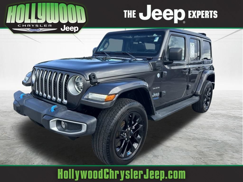 Used 2022 Jeep Wrangler Unlimited Sahara w/ Safety Group AWD/4WD image 1