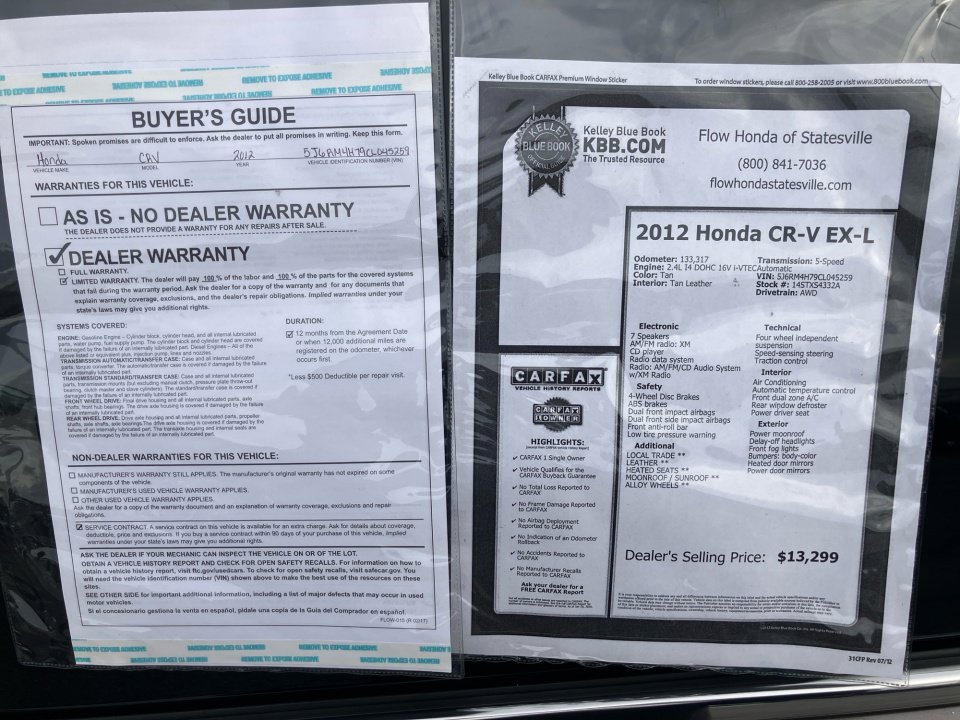 Used 2012 Honda CR-V EX-L image 36