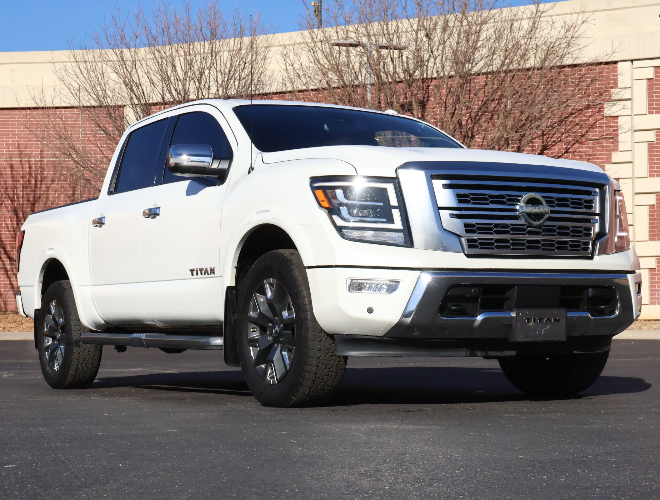 Used 2021 Nissan Titan Platinum Reserve w/ Off Road Protection Package image 1