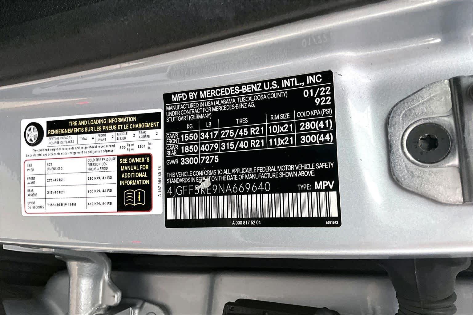 Used 2022 Mercedes-Benz GLS 450 4MATIC w/ AMG Line Exterior image 38