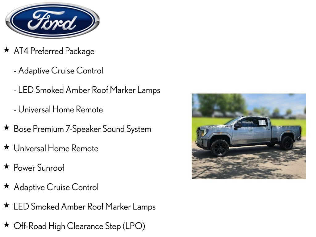 Used 2024 GMC Sierra 2500 AT4 w/ AT4 Premium Plus Package AWD/4WD image 9