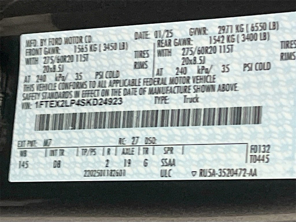 Used 2025 Ford F150 STX w/ Equipment Group 200A image 29