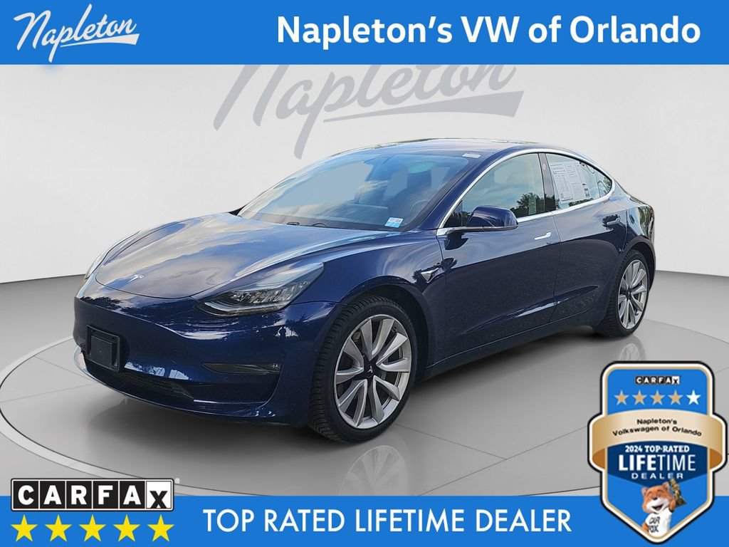 Used 2018 Tesla Model 3 Long Range AWD/4WD image 1