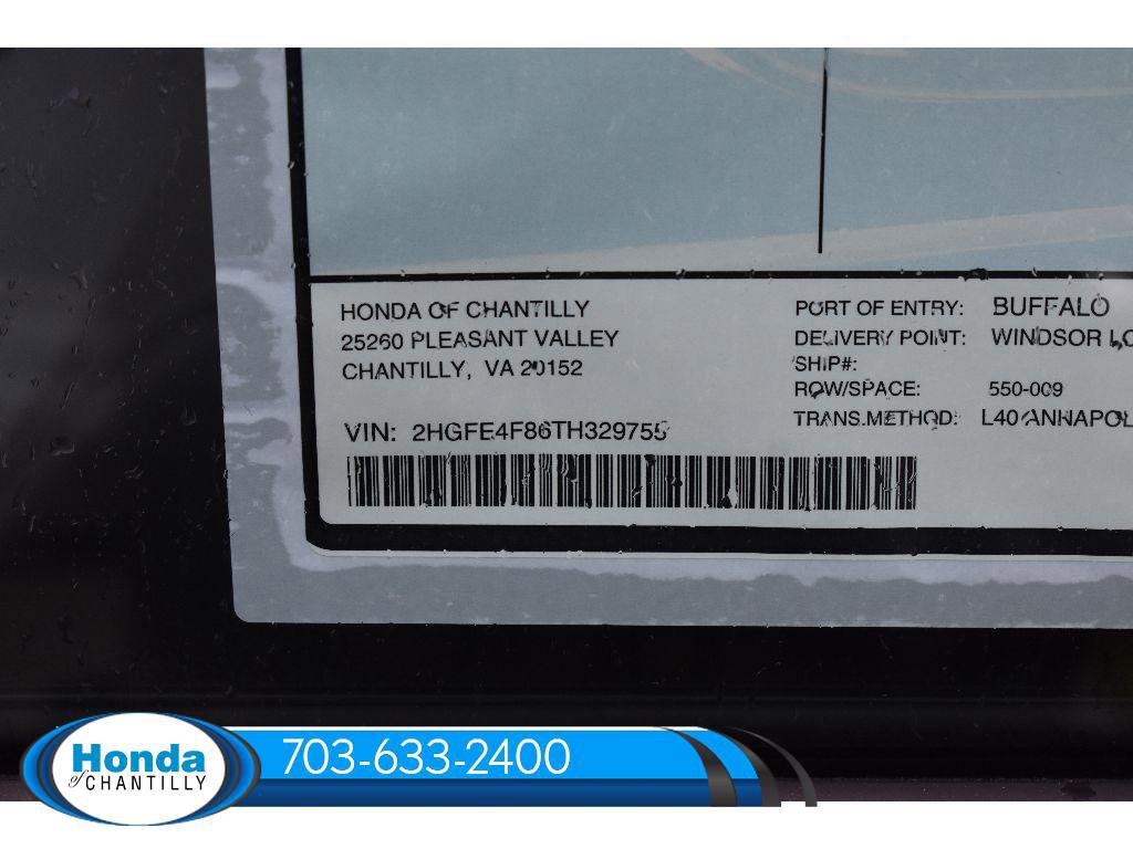 New 2026 Honda Civic Sport Touring image 36