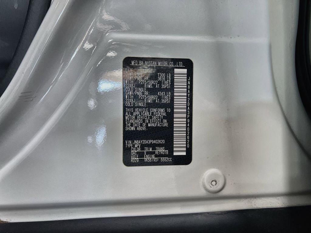 Used 2023 Nissan Armada Platinum w/ Captain's Chairs Package RWD image 41
