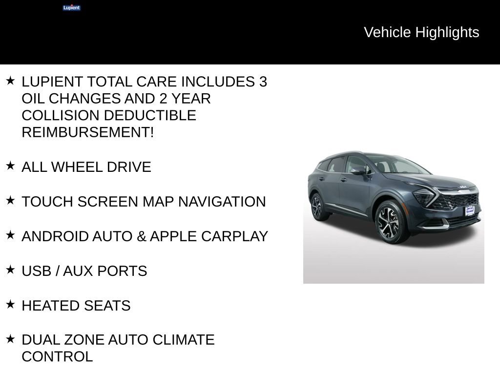 Certified 2024 Kia Sportage EX AWD/4WD image 8