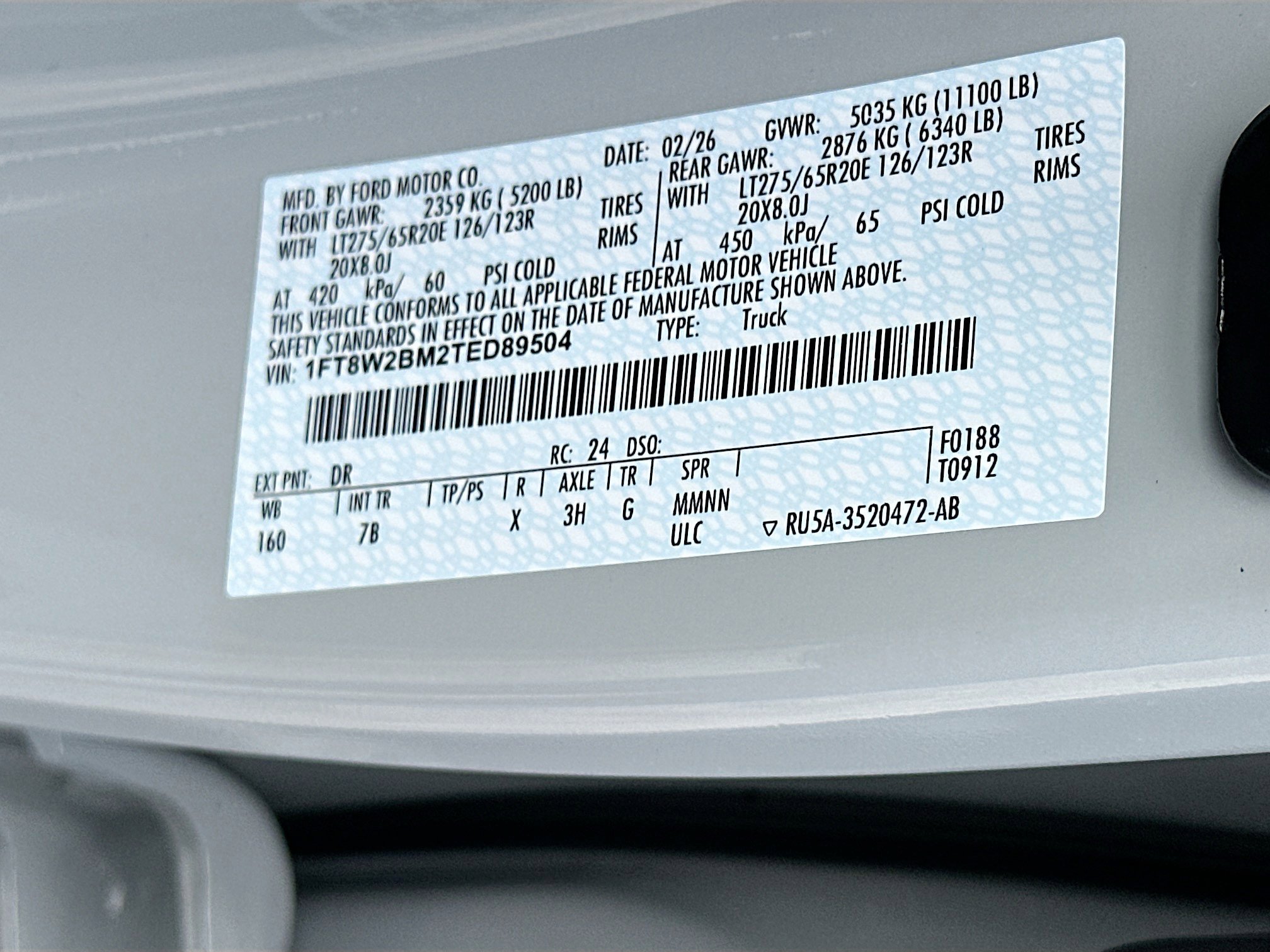 New 2026 Ford F250 Platinum image 21