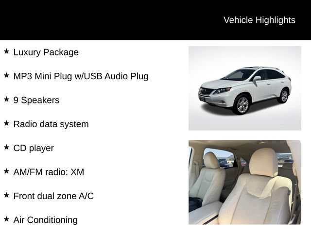 Used 2010 Lexus RX 450h AWD image 7