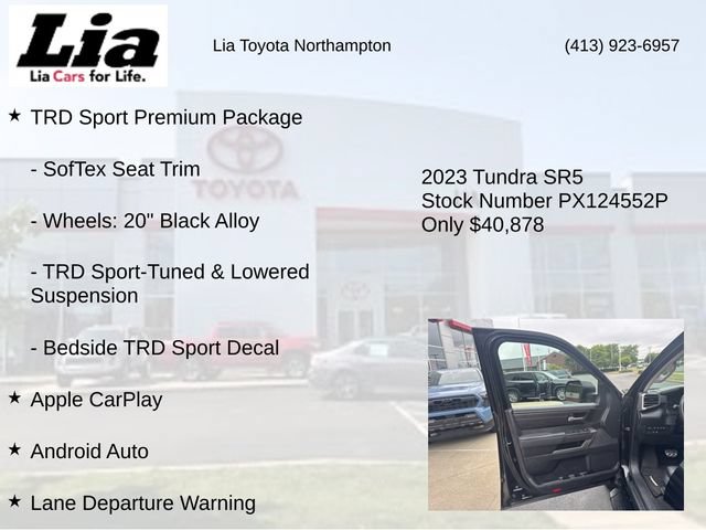 Used 2023 Toyota Tundra SR5 w/ TRD Sport Premium Package AWD/4WD image 7