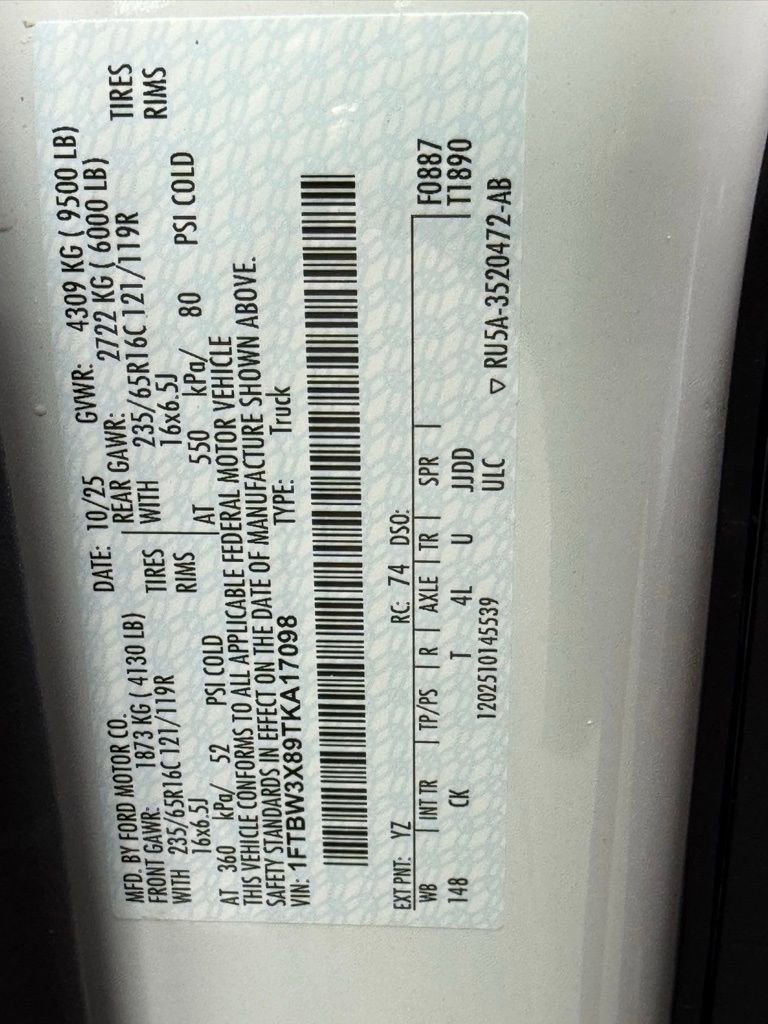 New 2026 Ford Transit 350 148 High Roof Extended w/ Load Area Protection Package image 39