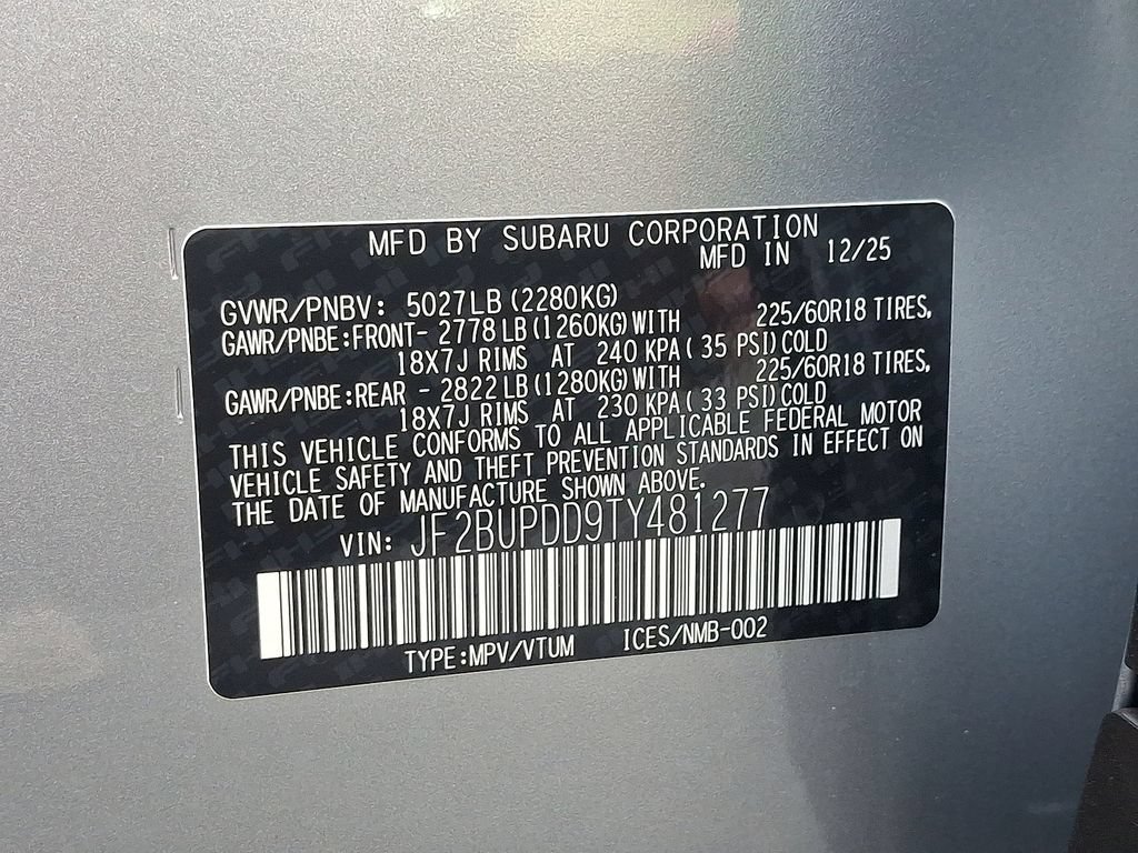 New 2026 Subaru Outback Limited w/ Premium/Limited Package 2 AWD/4WD image 18