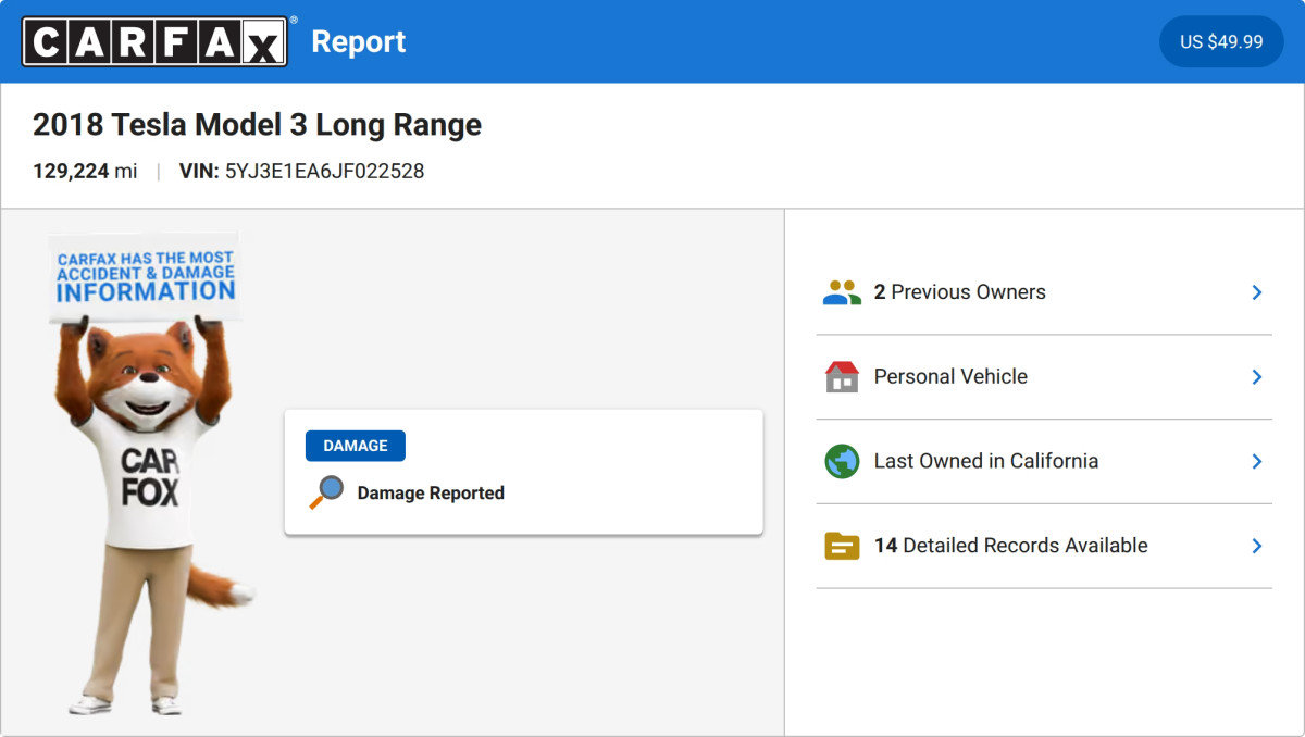 Used 2018 Tesla Model 3 Long Range RWD image 2