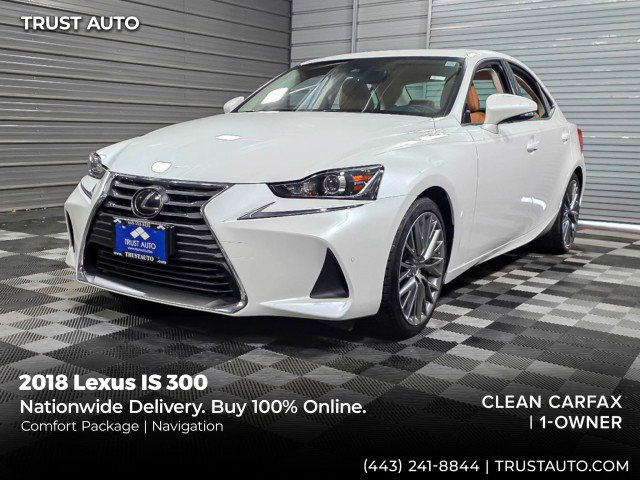 Used 2018 Lexus IS 300 w/ Comfort Package
