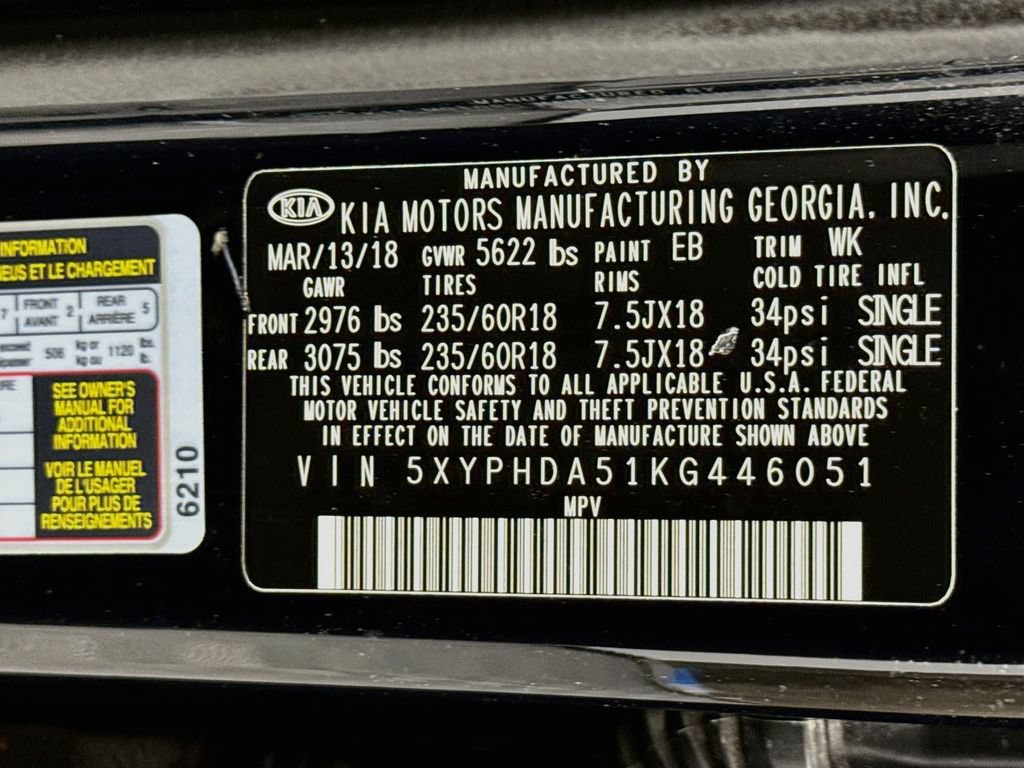 Used 2019 Kia Sorento EX w/ EX Touring Package AWD/4WD image 44
