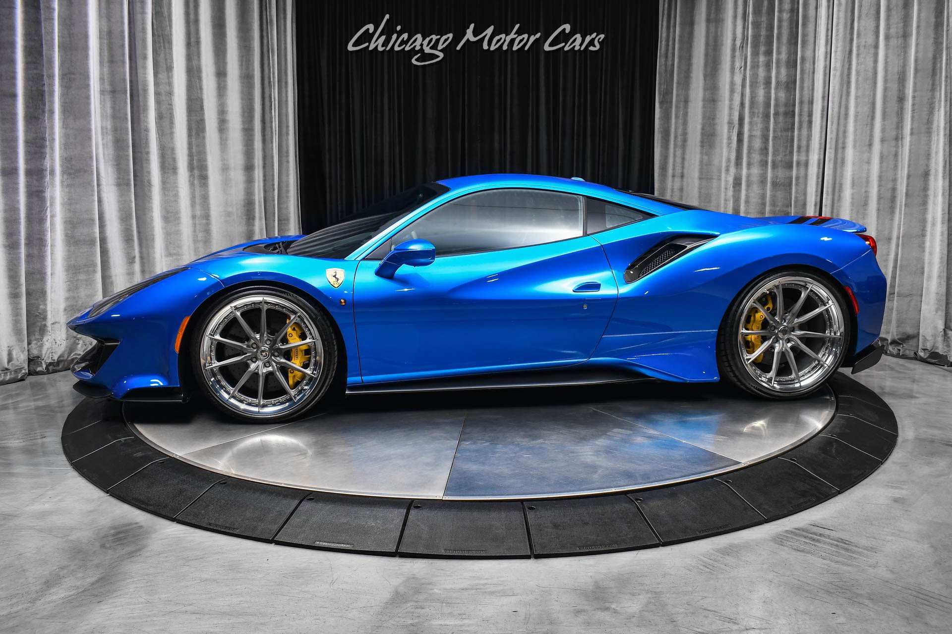 Used 2020 Ferrari 488 Pista Coupe Blu Corsa HRE Wheels Ful image 1