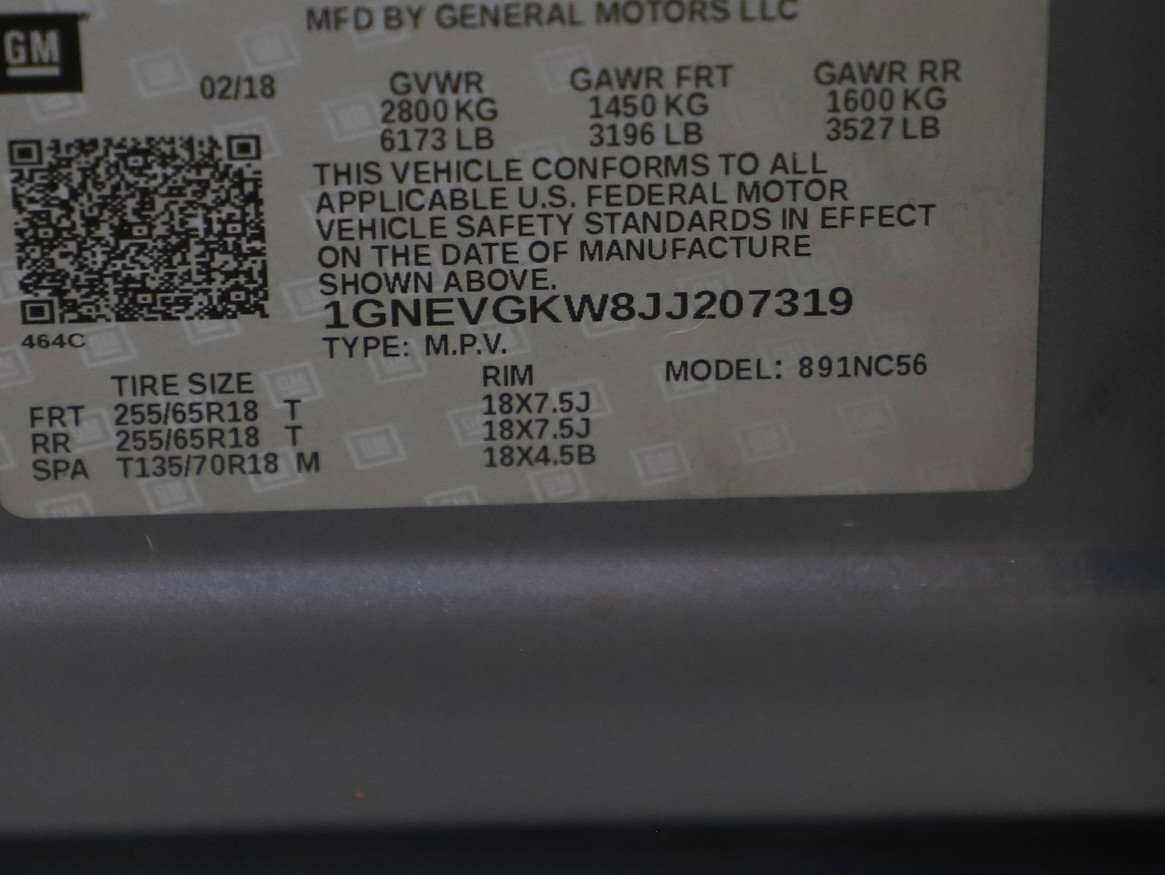 Used 2018 Chevrolet Traverse LT w/ LPO, Floor Liner Package image 25