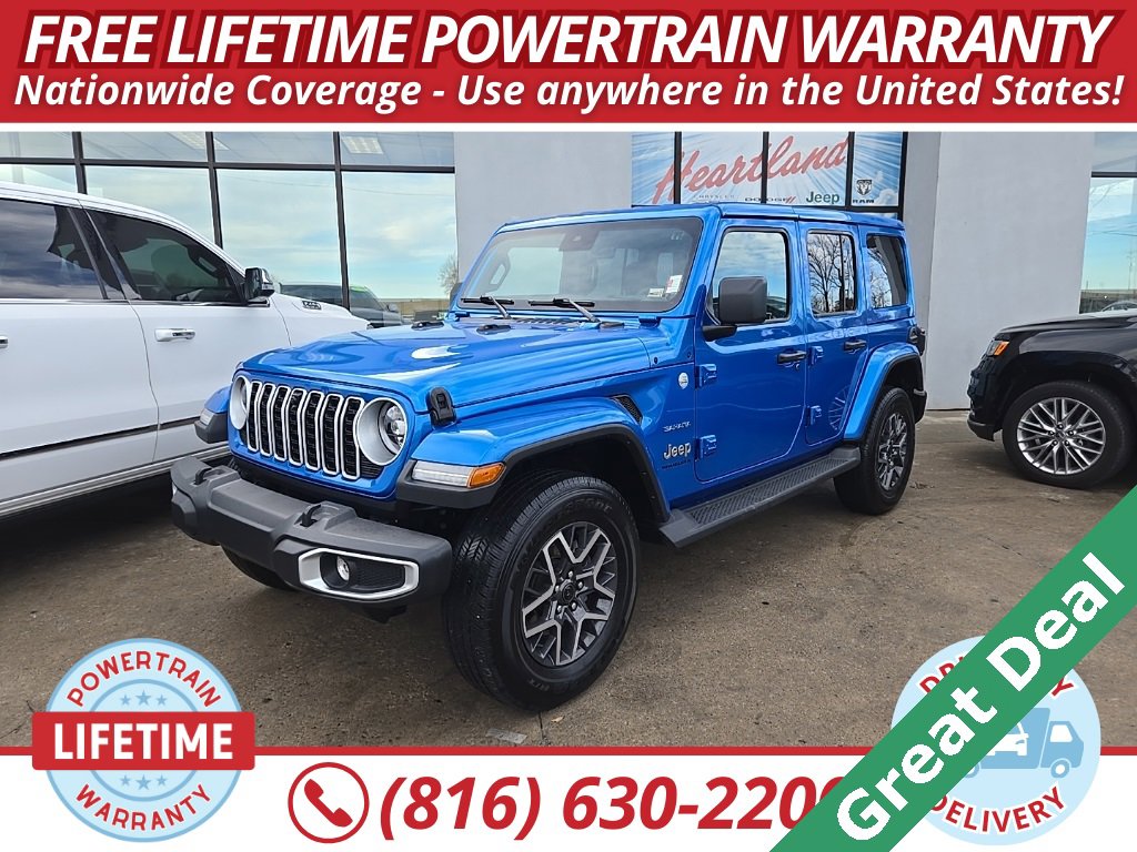 Used 2024 Jeep Wrangler Sahara w/ Technology Group image 1