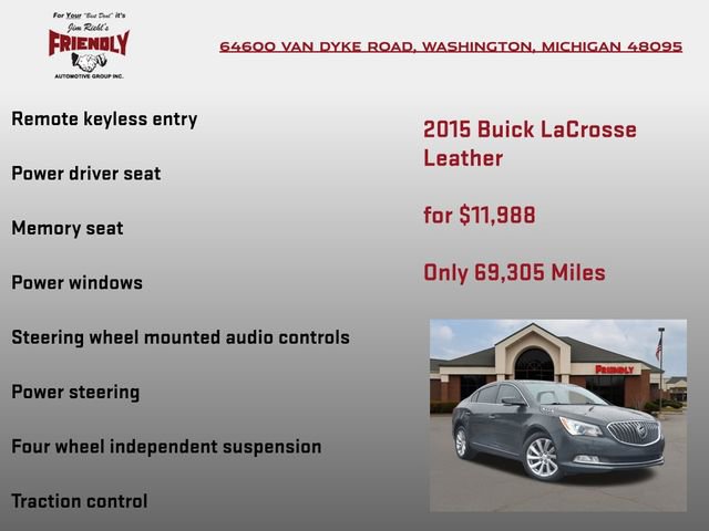 Used 2015 Buick LaCrosse Leather image 15