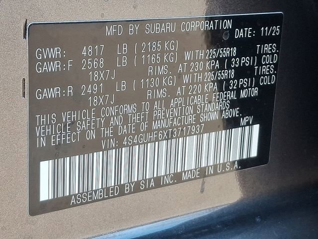 New 2026 Subaru Crosstrek 2.5i Sport w/ Crosstrek Mirror Package image 10