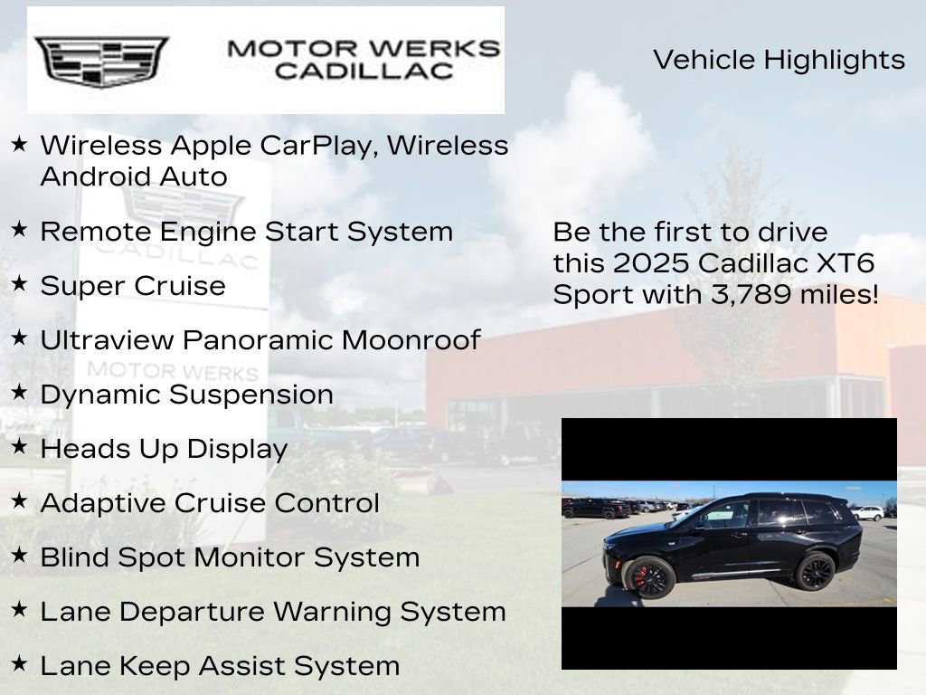 Certified 2025 Cadillac XT6 Sport w/ Platinum Package image 15