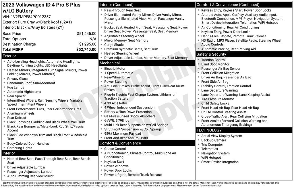 Used 2023 Volkswagen ID.4 Pro S Plus image 9