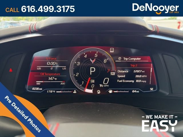 Used 2023 Chevrolet Corvette Stingray Premium Cpe w/ Z51 Performance Package RWD image 17