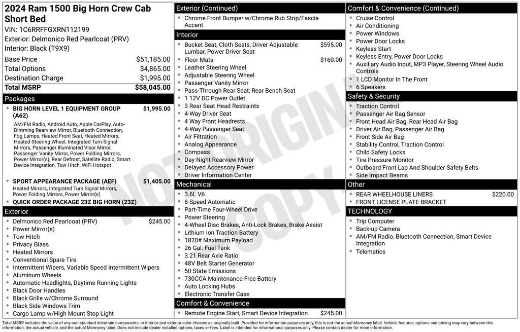 Certified 2024 RAM 1500 Big Horn image 41