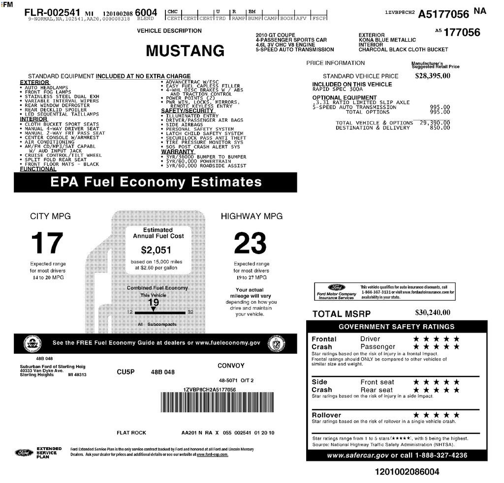 Used 2010 Ford Mustang GT RWD image 10