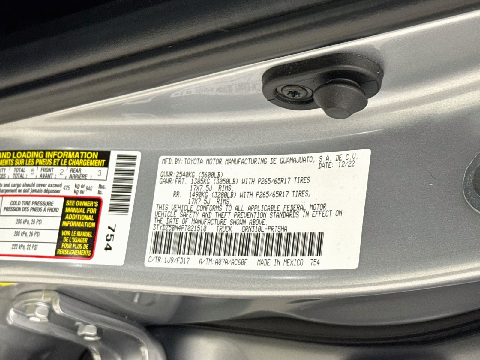 Certified 2023 Toyota Tacoma TRD Sport AWD/4WD image 24