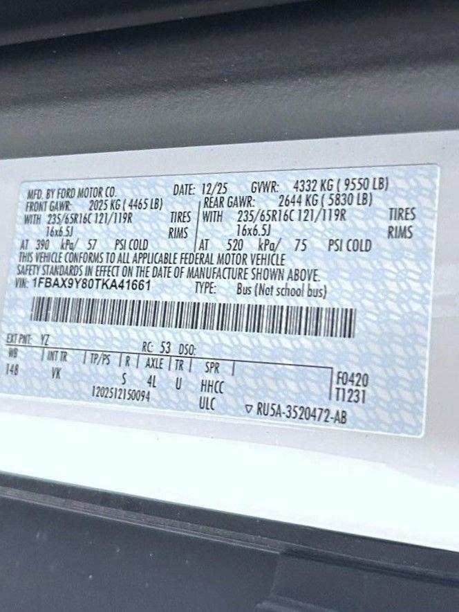 New 2026 Ford Transit 350 XL AWD/4WD image 23