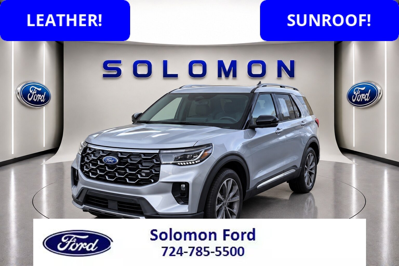 Certified 2025 Ford Explorer Platinum w/ Ultimate Package