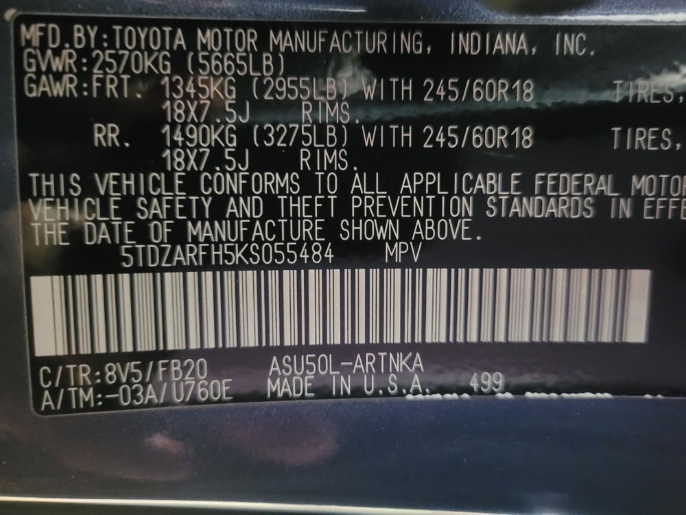 Used 2019 Toyota Highlander LE FWD image 33