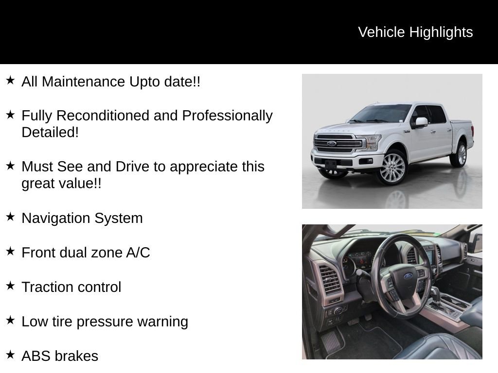 Used 2018 Ford F150 Limited image 16