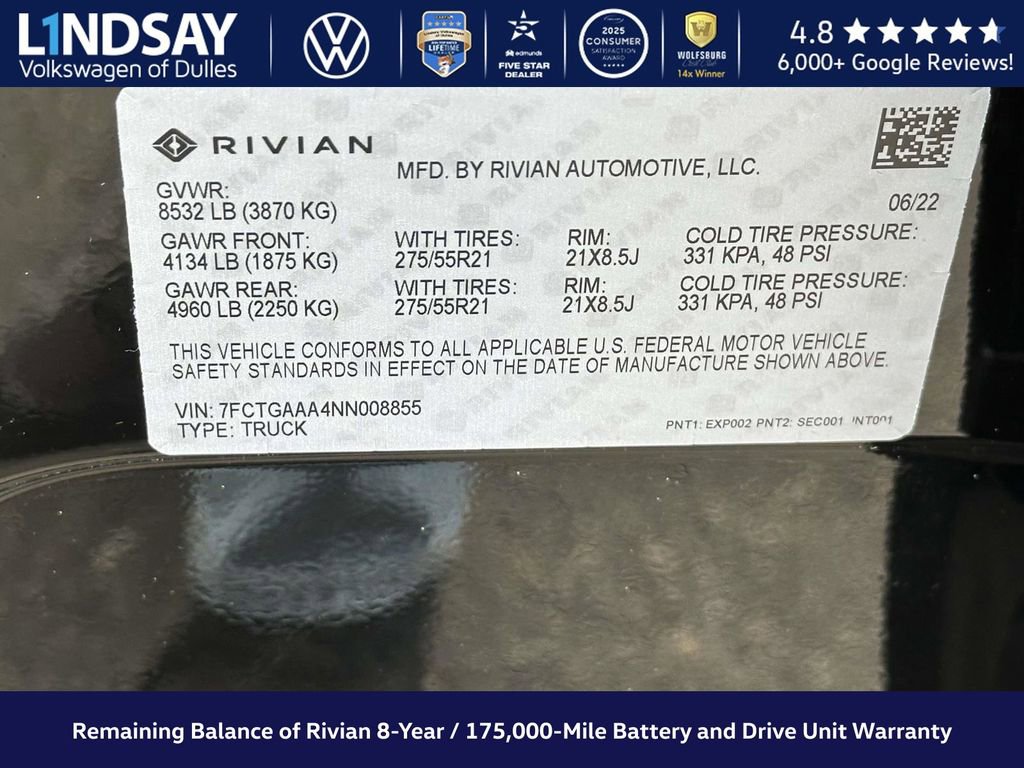 Used 2022 Rivian R1T Adventure image 26