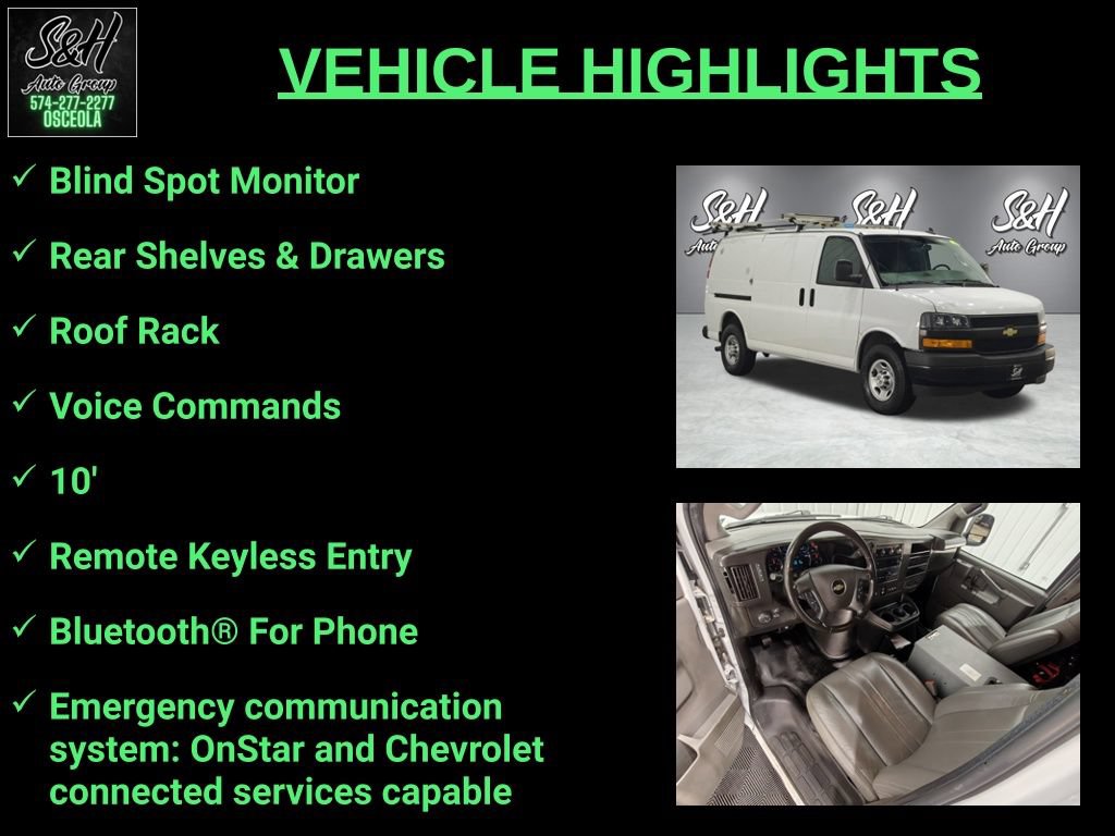 Used 2022 Chevrolet Express 2500 w/ Driver Convenience Package RWD image 3
