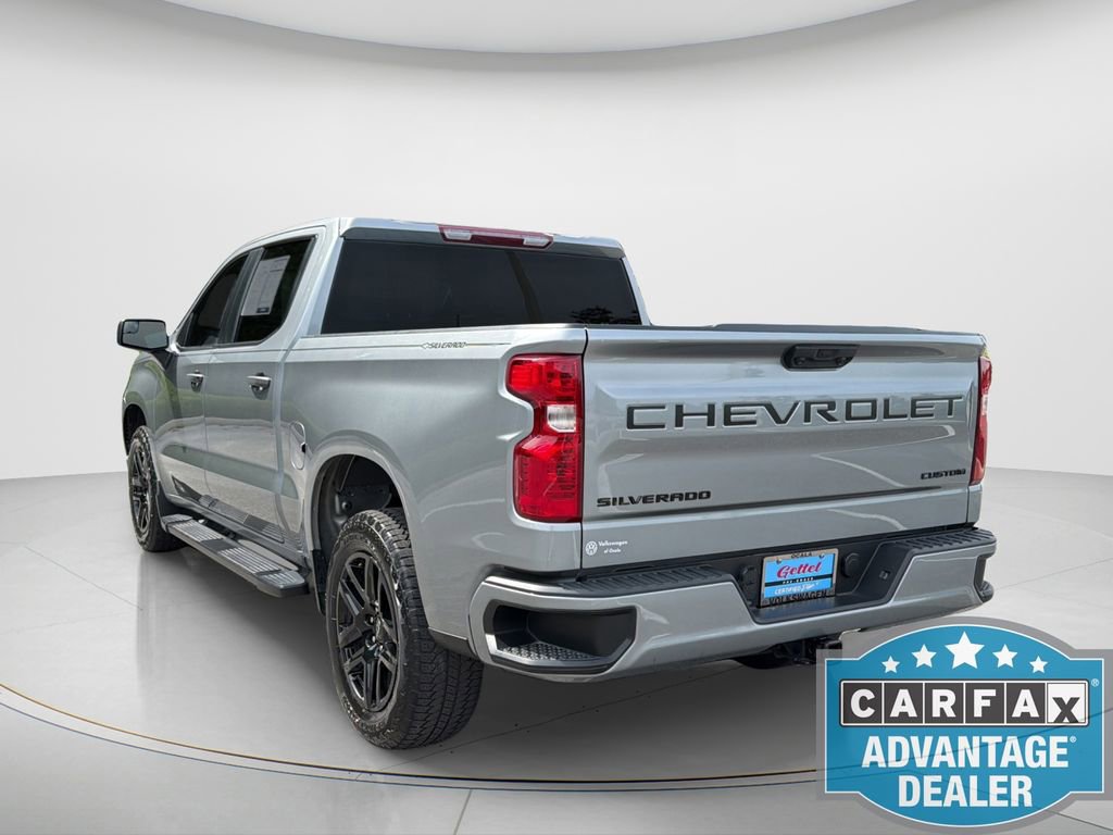 Used 2023 Chevrolet Silverado 1500 Custom w/ LPO, Dark Essentials Package RWD image 7