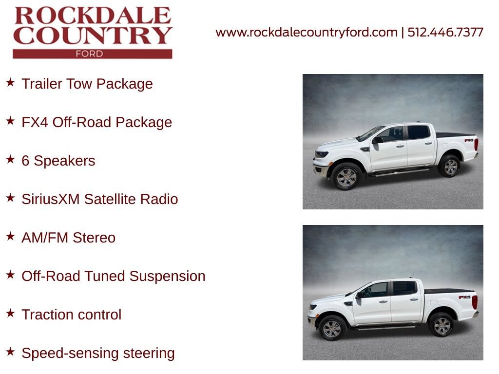 Used 2020 Ford Ranger XLT w/ Equipment Group 301A Mid AWD/4WD image 8