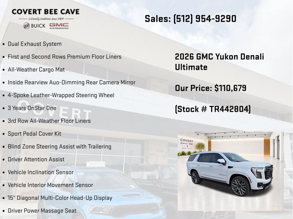 New 2026 GMC Yukon Denali Ultimate AWD/4WD image 37
