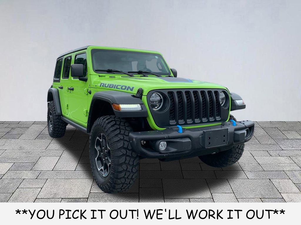 Used 2021 Jeep Wrangler Unlimited Rubicon 4xe w/ Steel Bumper Group AWD/4WD 360° Tour