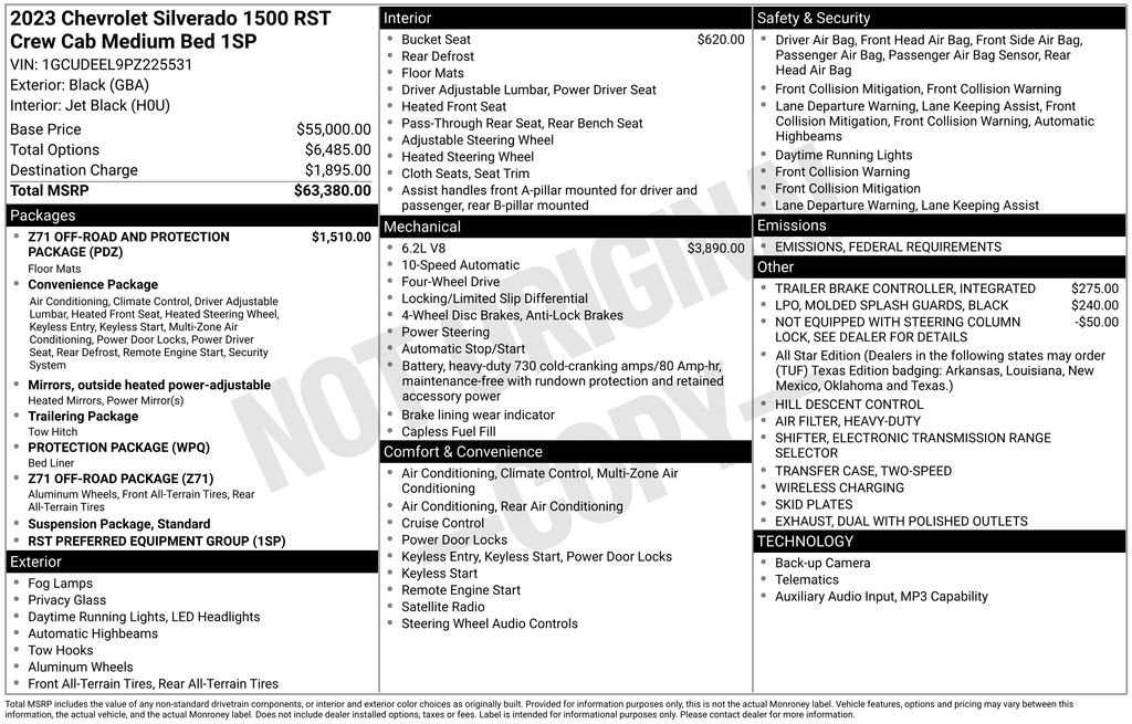 Used 2023 Chevrolet Silverado 1500 RST image 54