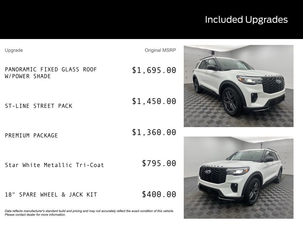 New 2026 Ford Explorer ST-Line w/ ST-Line Street Pack image 3